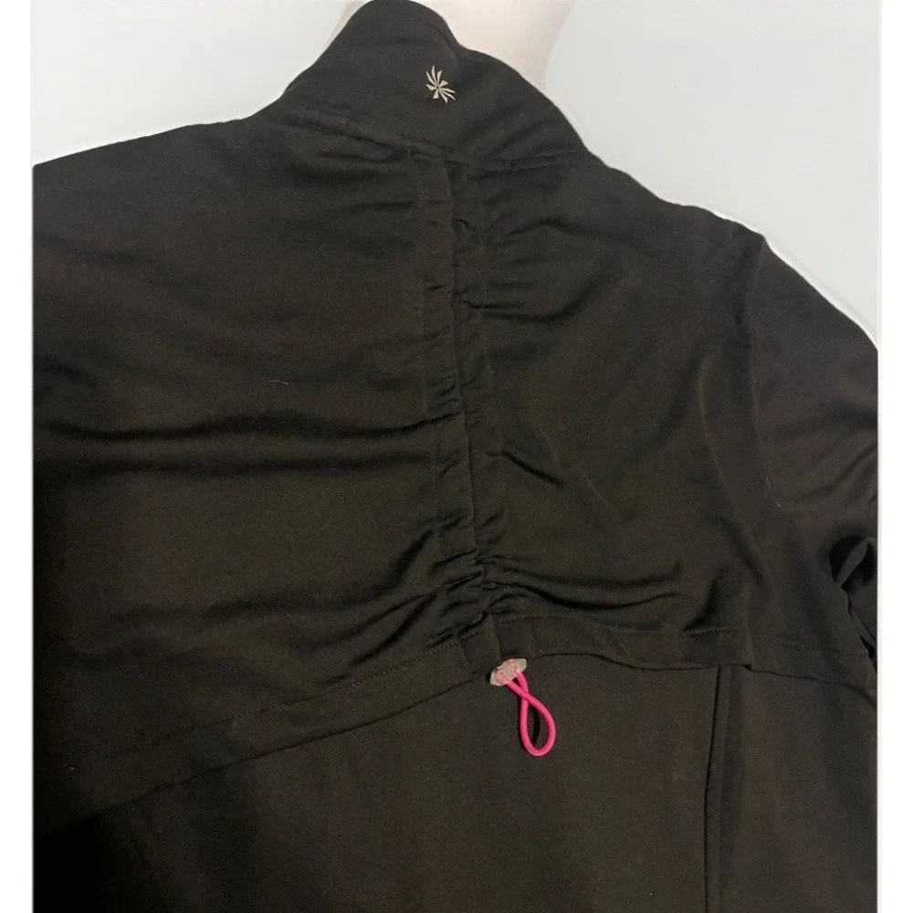 Athleta Woman's Black Love Jacket Full‎ Zip W/ Pockets Small